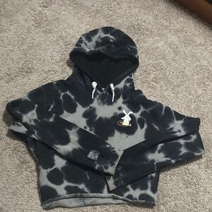 Cropped Dutch Bros Tie-Dye Hoodie